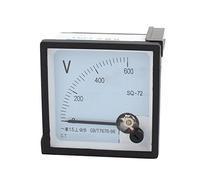 sourcing map SQ-72 Clase 1.5 AC 0-600V Panel Analógicoico medidor de voltimetro montado en tornillo