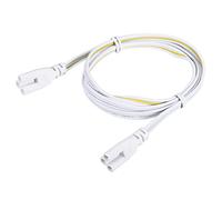sourcing map T5 T8 LED Tubo Conector Cable 100CM Hembra a Hembra Doble Extremo Extensión Cable para LED Integrado Luz Tubo, Paquete de 2