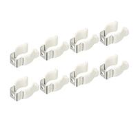 sourcing map T5 U Clips, LED Fluorescente Tubo Soporte Montaje Soporte Accesorios Paquete de 12