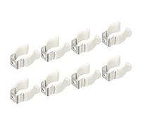 sourcing map T5 U Clips, LED Fluorescente Tubo Soporte Montaje Soporte Accesorios Paquete de 8