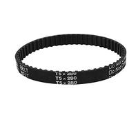 sourcing map - T5x280 280mm circunferencia 56 dientes de 10 mm 5 mm de paso amplia correa de distribución industrial