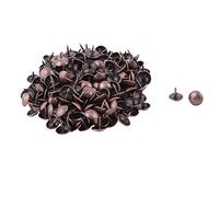 sourcing map Tachuela De Clavo 9 X 9mm 200Pcs Carcasa De Muebles De Cabeza Redonda De Metal Tono Cobre