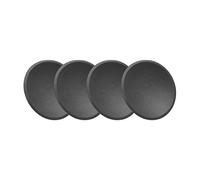 sourcing map Tapa Protectora del Altavoz de 65 mm/2.5" de diámetro de Tapas de Papel para Cubierta de Bobina de cúpula Subwoofer, 4 Unidades