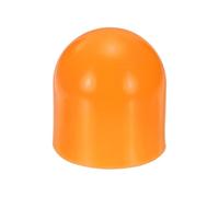 sourcing map Tapas difusoras de linterna, 43 mm de diámetro interior x 50 mm de altura, tapas protectoras de rosca de tornillo para luces LED de 44-46 mm, tornillo de tubo de muebles, color naranja