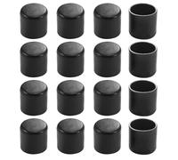 sourcing map Tapas Tapones Cubiertas Protectoras De PVC para Las Patas De Los Muebles Mesas Sillas Escritorios Bancas 16 Piezas 22 mm / 0.87 Pulgadas