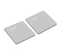 sourcing map Tapete de Corte de 8x8cm, 2 Alfombrillas de Corte, Estera de Tela Rotativa, Tabla de Costura Mini de Doble Cara para Manualidad DIY Aficionado Diseño Creativo, Gris