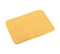sourcing map Tapete de secado de platos, 19.7 x 14.9 pulgadas, de microfibra, ultra absorbente, suave, escurridor de platos, lavable, de secado rápido, para encimera, color amarillo