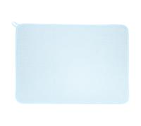 sourcing map Tapete de secado de platos de microfibra, 24 x 18 pulgadas, absorbente para encimeras de cocina, fregaderos, escurridores, cafetera, color azul