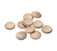 sourcing map Tapones de Madera, 10 Unidades de 30 X 25 mm - Tapones de Madera de Roble Rojo con Cabeza de Botón, Cubiertas para Agujeros de Tornillo, Decoración de Madera