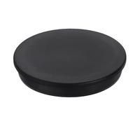 sourcing map Tapones de silicona redondos impermeables de goma para botellas de 115 mm, color negro