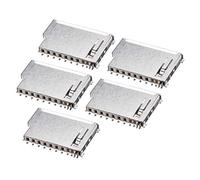 sourcing map Tarjeta de Memoria SD Conector de Montaje en PCB de 11 Pines, Cuerpo Corto, 5 unids