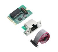 sourcing map Tarjeta de Red Gigabit M.2 A+E 8125B con Puerto Ethernet de 1Gbps de Alta Velocidad para Escritorio, Pc, Ordenador de Oficina