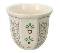 sourcing map Taza de café árabe, tazas de té de cerámica de 8.5 onzas, taza de café expreso para café con leche, capuchino, leche, oficina, hogar, fiesta, regalos, blanco/gris, estilo D