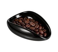 sourcing map Taza dosificadora de café, taza dosificadora de cerámica para granos de café, recipiente de medición de dosis, accesorios de espresso para bar, bandeja de almacenamiento de té de hojas