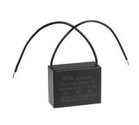 sourcing map Techo Ventilador Condensador CBB61 35uF 250V AC 2 Cables Metalizado Polipropileno Película Condensador 58x45x26mm para Eléctrico Ventilador Bomba Motor Generador