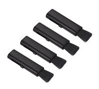 sourcing map Teclado Limpieza Cepillo, 4 Paquetes Mini Telescópico Tipo Ventana Ranura Limpieza Cepillo, para Portátil Computadora Teclado Ventana Negro
