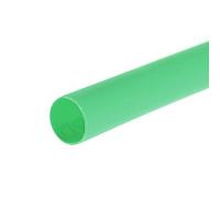 sourcing map Termoretráctil Tubo, 3/16"(5mm) Diámetro 8.55mm Plano Ancho 2:1 Relación Encogible Tubo Cable Manga 10pies - Verde