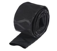 sourcing map Termorrectráctil Envoltura Tubería para Pescar Cañas Puños, 25mm Diámetro 42mm Plano 3.3pies 1.8:1 Relación Negro