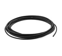 sourcing map Termorrectráctil Tubería, 4mm Diámetro 2: 1 Relación Termorrectráctil Tubo Alambre Envoltura 10m Negro