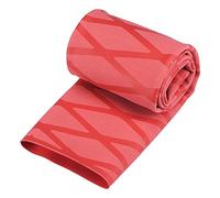 sourcing map Termorretráctil Envoltura Tubería 45mm Diá 73mm Plano Rojo