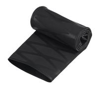 sourcing map Termorretráctil Envoltura Tubería para Pesca Caña Agarre Manija, 50mm Diámetro 77mm Plano 1.6pies 2:1 Relación, Negro