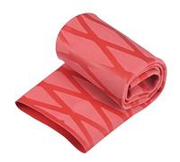 sourcing map Termorretráctil Envoltura Tubería para Pesca Caña Agarre Manija, 50mm Diámetro 81mm Plano 1.6pies 2:1 Relación, Rojo