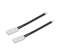 Sourcing map Termostato 40 °C N.C 5 A bimetal plástico interruptor control temperatura 2 unidades, 90 degree