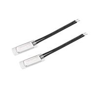 sourcing map Termostato KSD9700, Interruptor de Temperatura Normalmente Cerrado de 85 ℃, Interruptor térmico, Controlador de Temperatura bimetálico de Metal N.C 5A, 2 Piezas