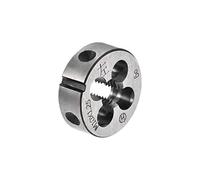 sourcing map Terraja, Terrajas de Roscar Métricas M10 X 1,25, Terraja Redonda 30mm Diámetro Exterior, Troquel para Roscar a la Izquierda, Aleación de Acero