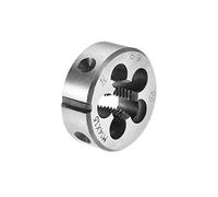 sourcing map Terraja, Terrajas de Roscar Métricas M14 X 1,5mm, Terraja Redonda 38mm Diámetro Exterior, Troquel para Roscar a la Izquierda, Aleación de Acero