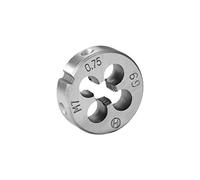 sourcing map Terraja, Terrajas de Roscar Métricas M7 X 0,75, Terraja Redonda 25mm Diámetro Exterior, Troquel para Roscar a la Derecha, Aleación de Acero