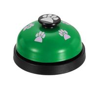 sourcing map Timbres de llamada de escritorio, timbre de servicio de recepción de 2.8 pulgadas, timbre de mostrador para oficina, hotel, aula, cena, restaurante, entrenamiento de mascotas, color verde