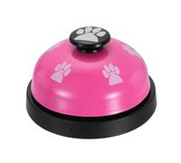 sourcing map Timbres de llamada de escritorio, timbre de servicio de recepción de 2.8 pulgadas, timbre de mostrador para oficina, hotel, aula, cena, restaurante, entrenamiento de mascotas, color rojo