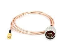 sourcing map Tipo N Macho a SMA Macho M/M Adaptador Conector RG316 Coaxial Cable Cable 3.3Ft 1M