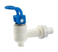 sourcing map Tipo Push enfriador para botellas de bebida dispensador de agua 15 mm diámetro de rosca azul y blanco