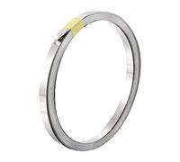 sourcing map Tira de Acero Niquelado de 10m, 1 Rollo Cinta Niquel de Batería, Placa de Conexión Cinta de Acero para Batería y Soldadura por Puntos, 5x0,1mm (Ancho x Espesor)