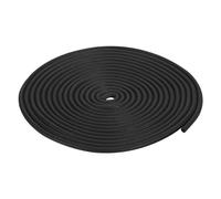 sourcing map Tira de sellado de goma de espuma, 3 mm de diámetro, 2 metros de largo, goma EPDM redonda para juntas de bricolaje, almacén, almohadillas, tubos de espuma, manualidades