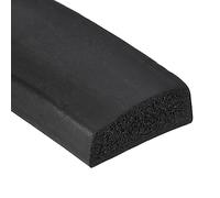 sourcing map Tira de sellado de goma de espuma EPDM, burlete para puerta y ventana, puerta corredera, sello de puerta insonorizante a prueba de sonido, 0.8 pulgadas de ancho x 118.1 pulgadas de largo