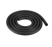 sourcing map Tira de sellado de goma espuma, 7 mm de diámetro, 6 metros de largo, goma EPDM redonda para juntas de bricolaje, almacén, almohadillas, tubos de espuma, manualidades
