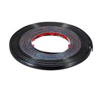 sourcing map Tira protectora universal para parachoques de coche, a prueba de arañazos, para vehículos, camiones, SUV, puerta, ventana, color negro brillante