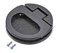 sourcing map Tirador para puerta de cajón, 43,5 x 7 mm, 3 unidades, color negro