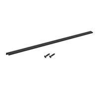 sourcing map Tiradores de dedo, 800 mm, manijas ocultas de aluminio con borde de cajón, accesorios modernos para cocina, muebles, armario, color negro