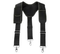 sourcing map Tirantes para cinturón de herramientas con 4 trabillas de fijación, pulsera magnética, soporte móvil para teléfono, soporte para lápices para enmarcador, carpintero, electricista