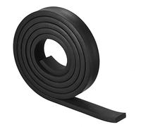 sourcing map Tiras de espuma de goma EPDM de 10 mm de alto x 20 mm de ancho x 2000 mm de largo, rollos de lámina de goma de neopreno para juntas de bricolaje, acolchado de sellado, alfombrilla de