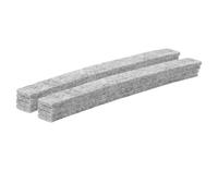 sourcing map Tiras de fieltro con respaldo adhesivo, 8 unidades de 1/2 x 6 x 0.12 pulgadas, cintas de fieltro antiarañazos, almohadillas autoadhesivas para proteger suelos de madera, color gris