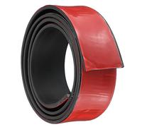 sourcing map Tiras de goma adhesivas, 35 mm de ancho x 3 mm de alto x 3 m de largo, rollos de lámina de goma de neopreno sólido con respaldo adhesivo para juntas de bricolaje, sellos, almohadillas,