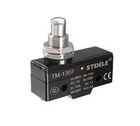 sourcing map TM-1307 SPDT 1NO+1NC Montaje en panel Tipo Micro Limit Switch Terminales de tornillo
