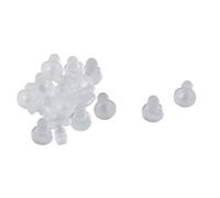 sourcing map Topes Claros Suaves Parachoques Se Deslizan, Tapa De Tabla De Cristal De Muebles Al Aire Libre Del Patio Escritorio 5mm 16 pcs 5mm