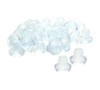 sourcing map Topes Claros Suaves Parachoques Se Deslizan, Tapa De Tabla De Cristal De Muebles Al Aire Libre Del Patio 8mm 30pcs 8mm