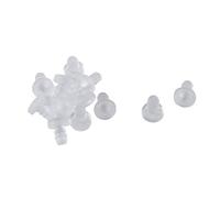 sourcing map Topes Claros Suaves Parachoques Se Deslizan, Tapa De Tabla De Cristal De Muebles Al Aire Libre del Patio Escritorio 5mm 12 pcs 5mm